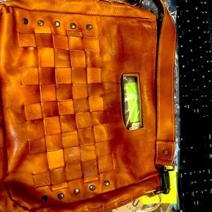 Bed|Stu Women's Orchid Leather Bag (Cognac Dip Dye)